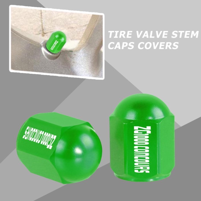 ZG1000CONCOURS Motorcycle Wheel Tire Valve Stem Airtight Covers Cap Plug FOR KAWASAKI ZG 1000 CONCO