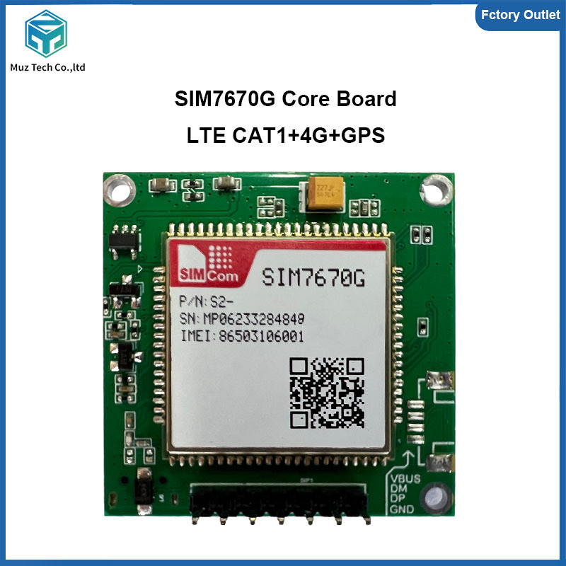 B SIM7670G SIM7672G Development Core Board 4G+GNSS LTE CAT1 โมดูล Global Bands Breakout Kit พร้อมเสา