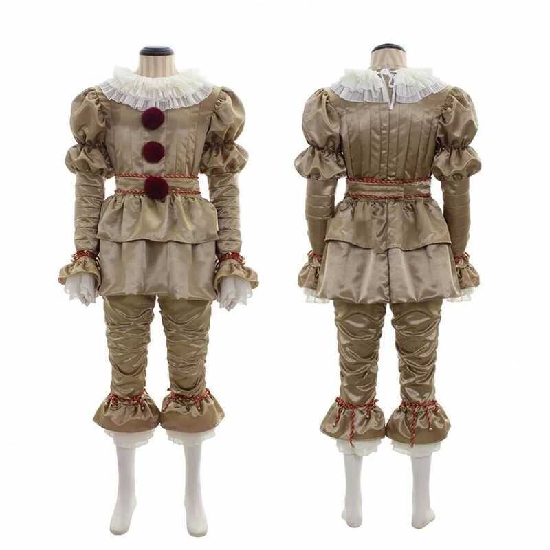 & 2025 Anime Night Clown Joker Adult Pennywise Cosplay Costume Halloween