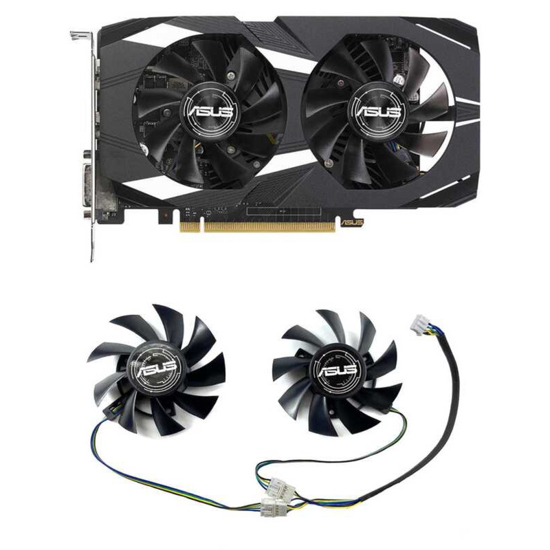 ASUS/ASUS GTX1050 1050ti DUAL Snow Leopard/Hell Dog กราฟิกการ์ดพัดลมระบายความร้อน