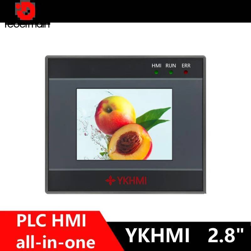 YKHMI PLC HMI all-in-one Integrated 2.8 "programmable logic controller พร้อมหน้าจอสัมผัสอินพุตและเอา