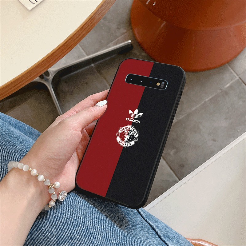 SAMSUNG D-14Manchester United FCสําหรับSamsung A54 5G A55 A60 A70 A71 A72 A73 F62 TPUซิลิโคนอ่อนนุ่มกันกระแทกหรูหราเคสโทรศัพท์สีดํา - รูปที่ 7