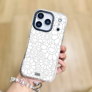 MULTI-FLOWERS (สีขาว) ไร้สายชาร์จแม่เหล็กสําหรับ IPhone 15 P…