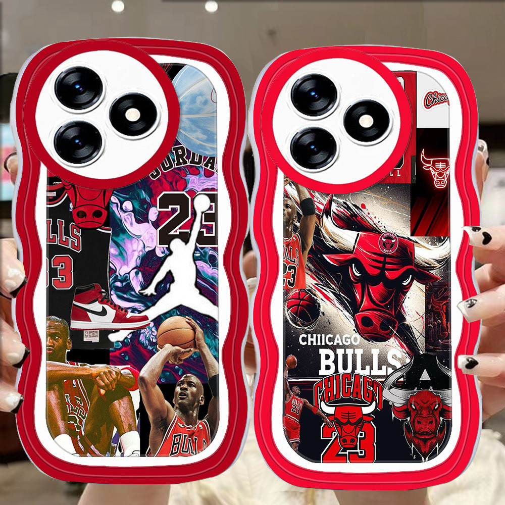 A-41 โลโก้บาสเกตบอลปลอก TPU สําหรับ Tecno Pova 6 5 Neo 2 7 Pro 5G เคสใส