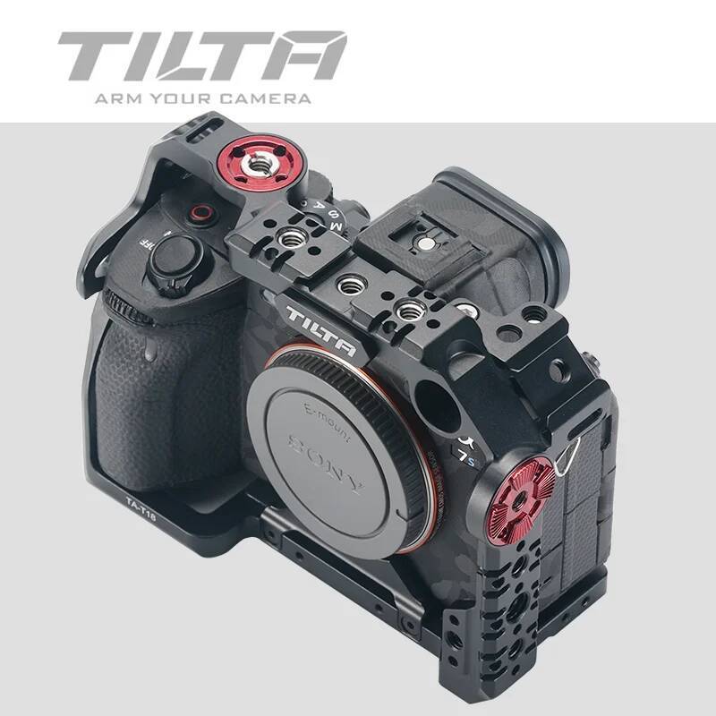 TILTA Sony A7SIII A7S3 กล้องกรง Full Cage ป้องกันกรณีกรงสีดําสําหรับ SONY A7S3 88