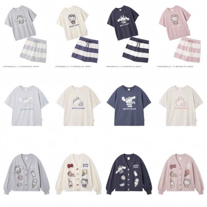 [Cola Bear Dad] Japan Sanrio gelato pique Co-Branded Limited สินค้าในครัวเรือน