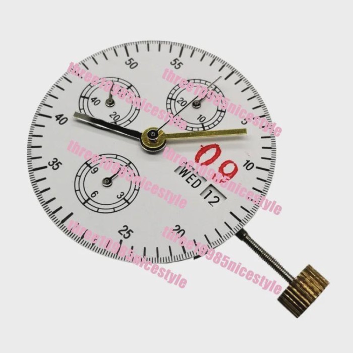 New domestic mechanical movement 7750 double calendar six-pin automatic mechanical movement white c