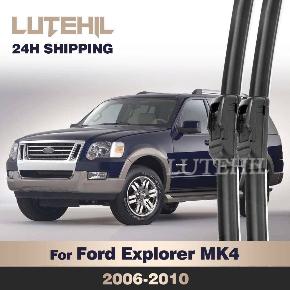 สําหรับ Ford Explorer U251 MK4 2006-2010 2007 2008 2009 Wiper ใบปัดน้ําฝนด้านหน้ากระจกกระจกแปรงหน้าต