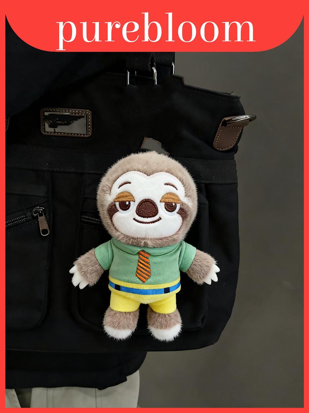 Zootopia น่ารัก Judy Nick Sloth และ Benjamin พวงกุญแจตุ๊กตาสําหรับนักสะสม