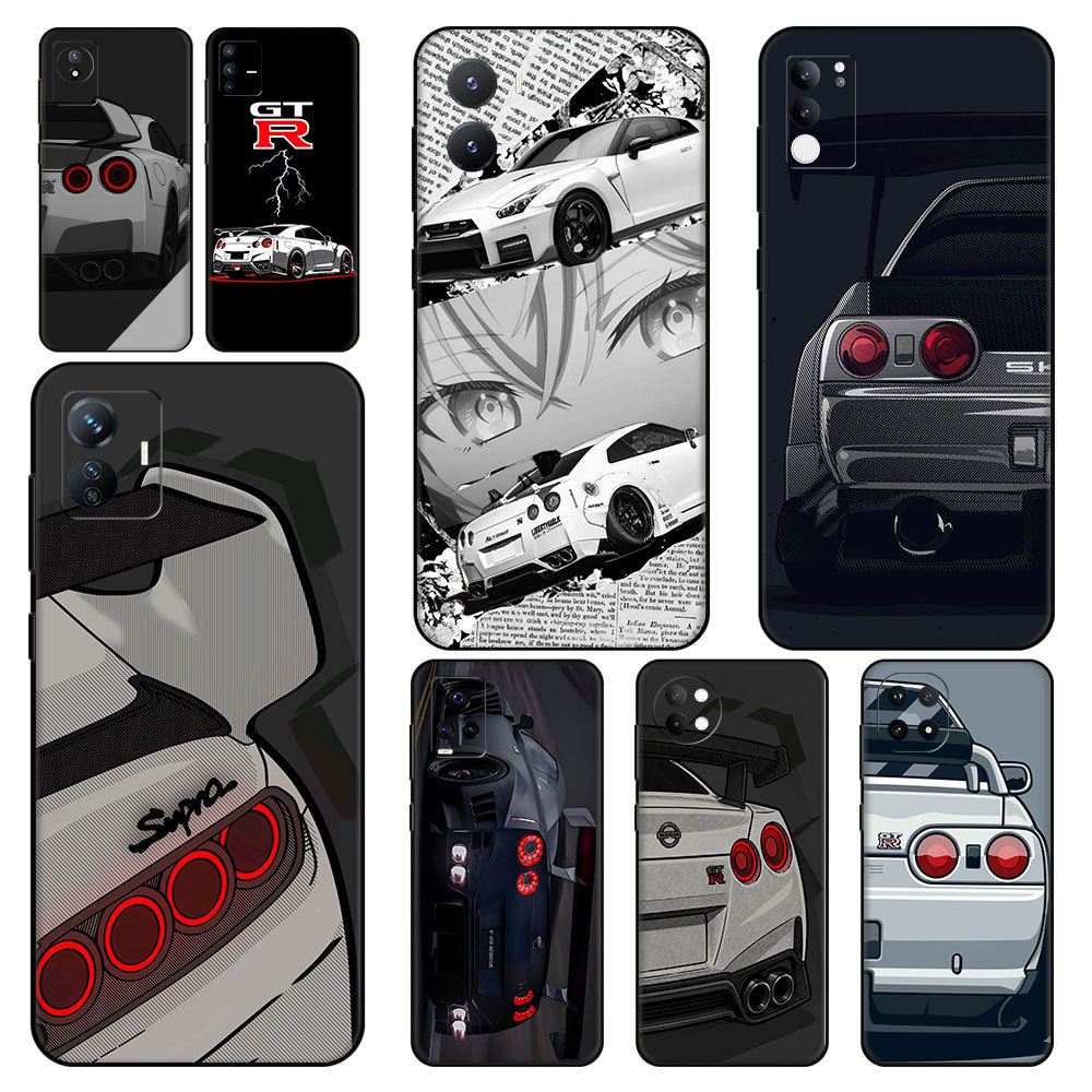 GTR R35 สไตล์กีฬารถ ^EW-8 สําหรับ Vivo Y75 Y77 T Y78M Y78 Plus Y78 Y81 Y81s Y91 C Y95 Y93 Y200 Y300 