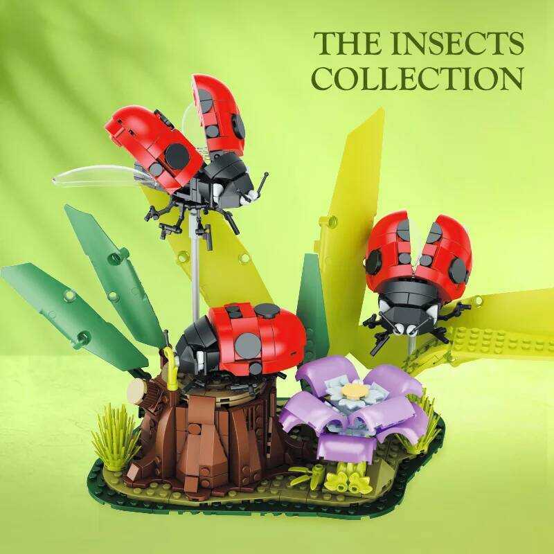 Insect Assembly Building Block Model Eduional Building Blocks For Kids To Improve Hands-On Ability