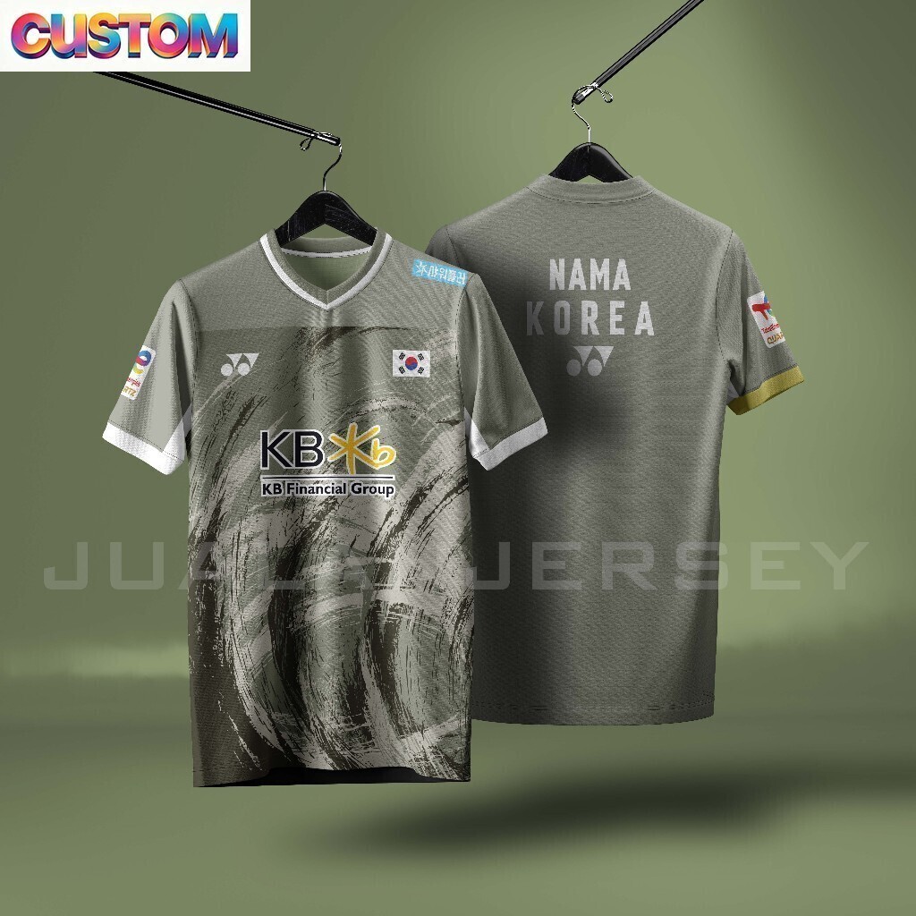 เสื้อแข่ง BU BADMINTON KOREA SERIES 2026 AN SEE YOUNG (ฟรี CUSTOM NICKNAME)