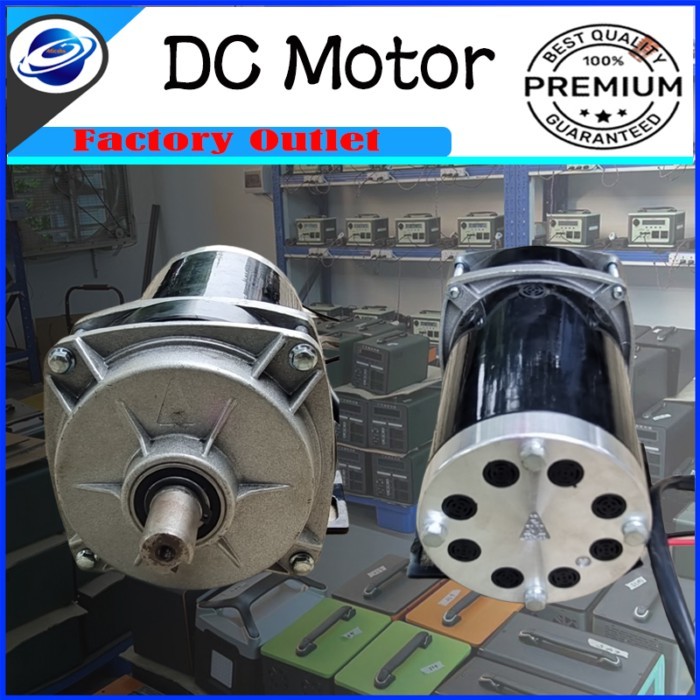 1KW 2KW Asynchronous Electric Motor With Reducer DC 24V 48V Gear Motor With 500RPM 700RPM Gearbox L