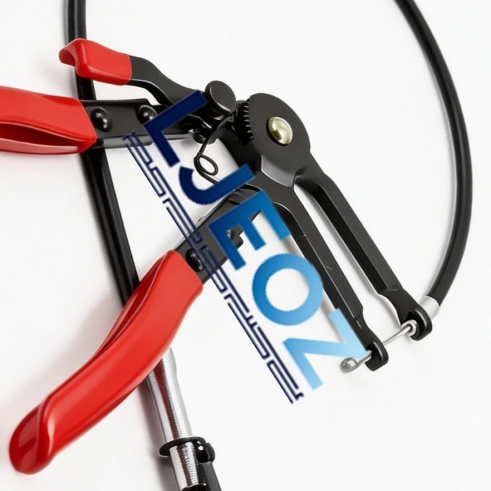 Clamping Pliers Bendable Hose Clamps Cable Type Flex Cable Long Auto Hose Clamps Straight Hose Bund