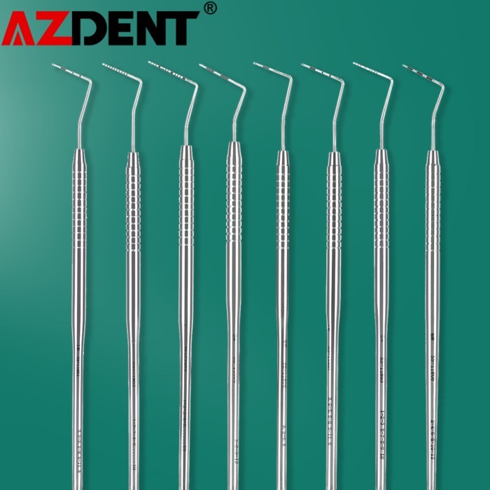 1 PC AZDENT Dental Stainless Steel Periodontal Probe With Scaler Explorer Instrument Tool Endodonti