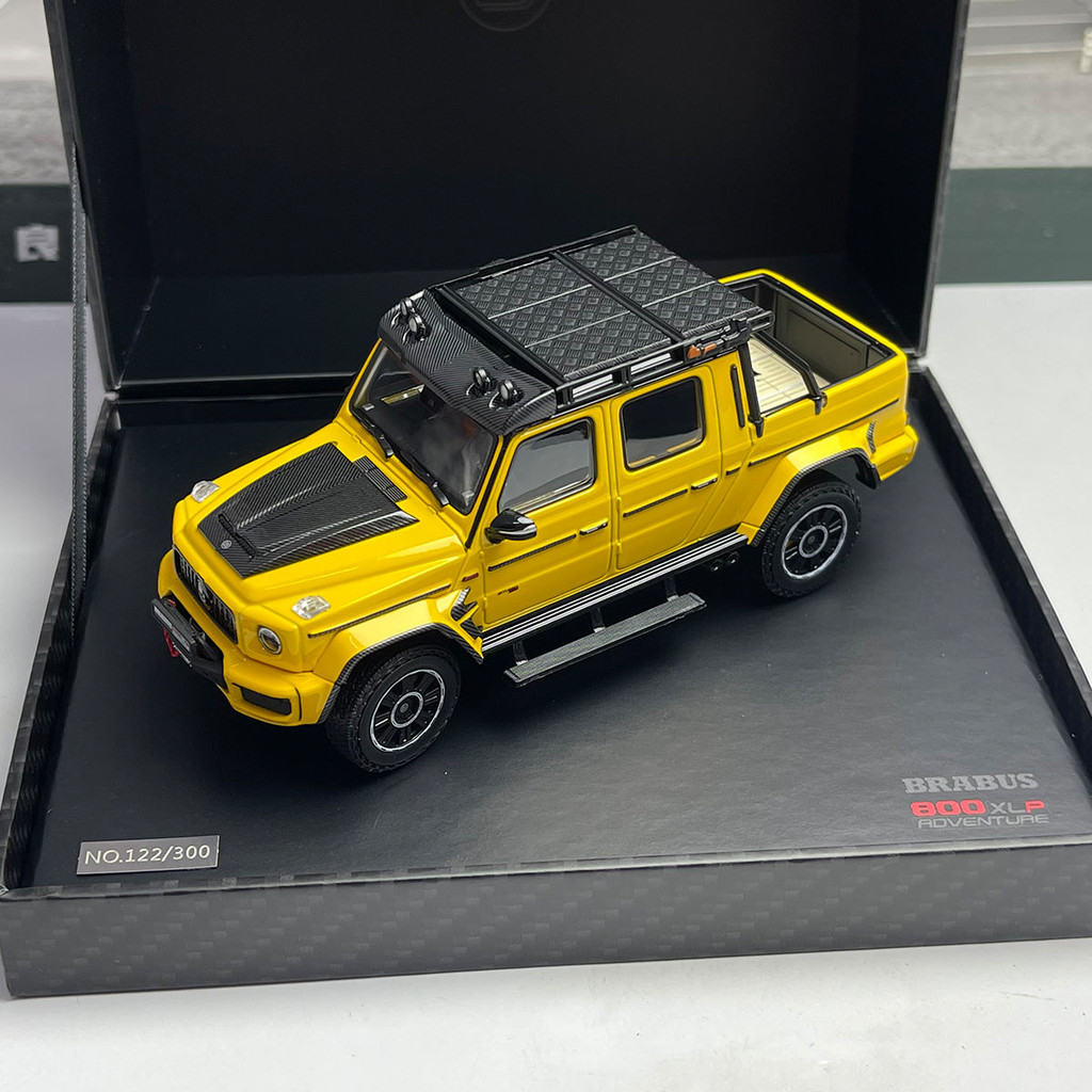 เกือบจริงรถรุ่น 1: 43 Brabus G800 Adventure Edition XLP รถกระบะรุ่นรถ Limited Edition