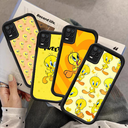 RK82 Tweety นก Hp ชุบปลอกสําหรับ Realme Reno A77s A96 F21S 9i A76 7 A3 A57s 8Z F21 A3X C31 A36 A77 8