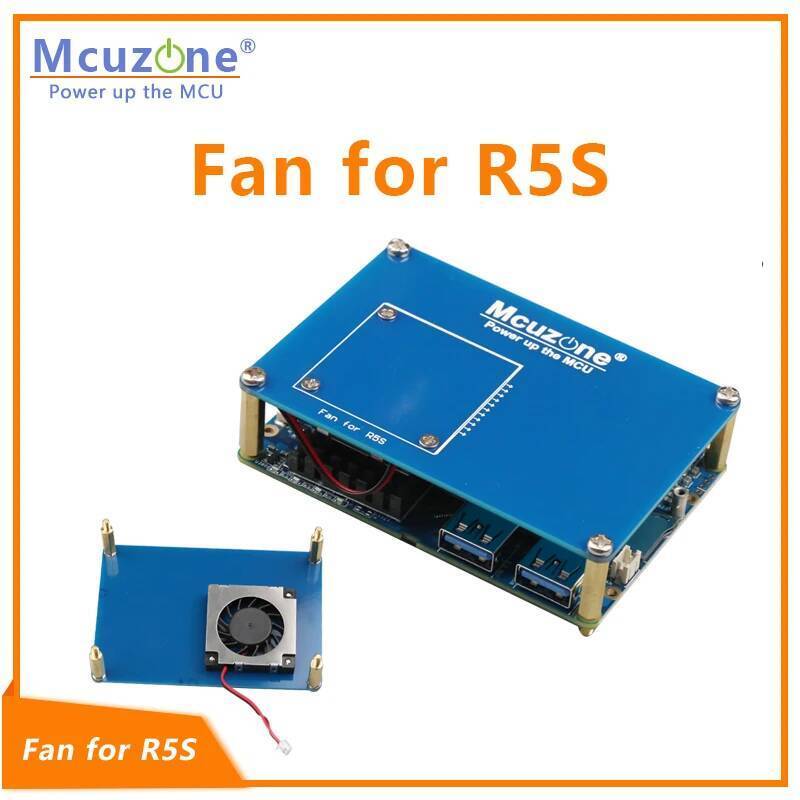 พัดลม TA สําหรับ R5S,R6S,R6C,3507 พัดลมเทอร์โบพร้อม 2xRadiator,ขนาดเดียวกับ NanoPi R5S PCBA,RK3568 D