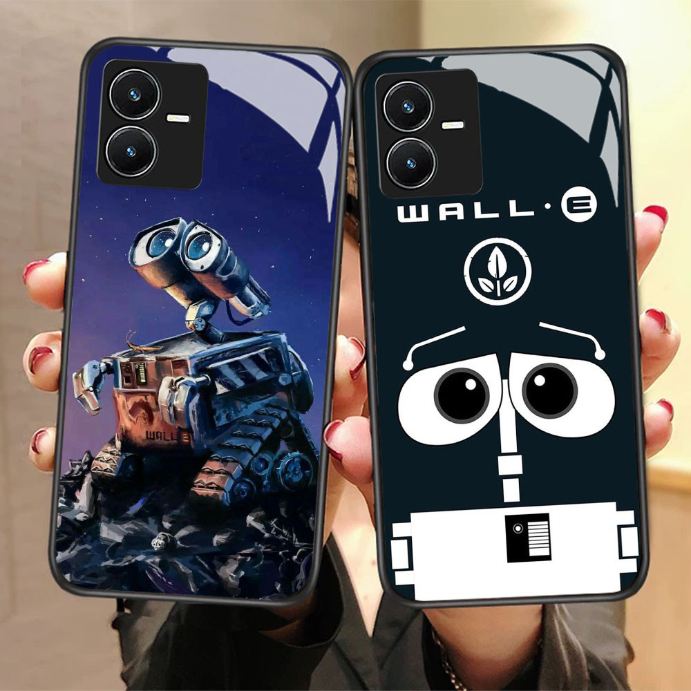 CK-92 Space WALL.E HD Glass Casing สําหรับ VIVO Y22 Y35 Y75 Y28 Y22S V25 Y55 iQOO Z6