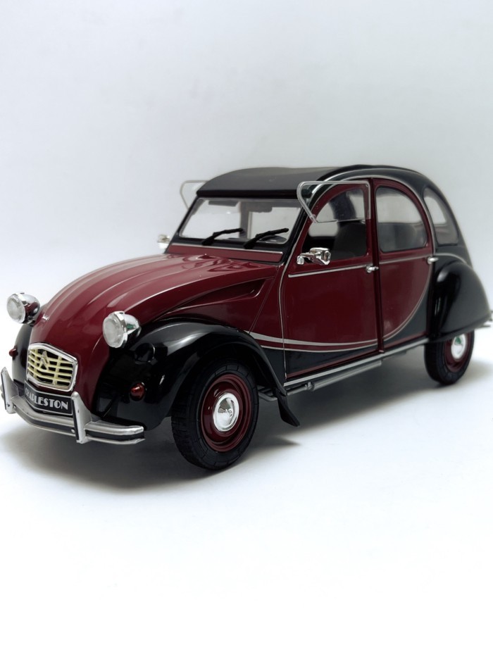 SOLIDO S SOLIDO 1/18 CITROEN CITROEN 2CV6 โมเดลรถโลหะผสม Out of Print Model