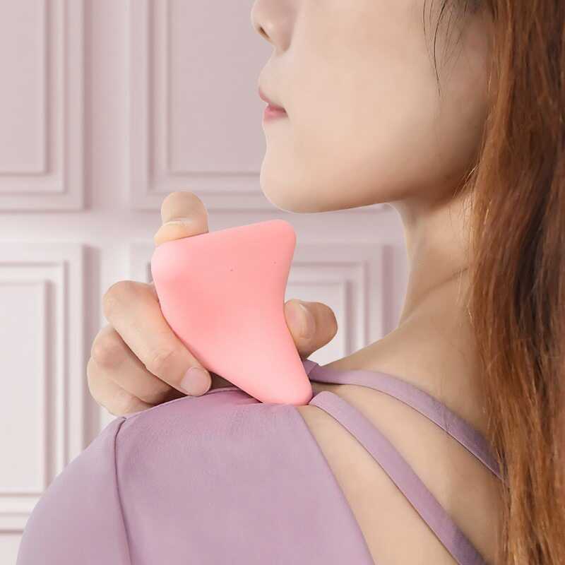 Fascia Ball สี่มุมนวด Ball ซิลิโคน Acupoint ผ่อนคลายกล้ามเนื้อไหล่คอเท้า Sole โยคะ Ball Abnormal Sha