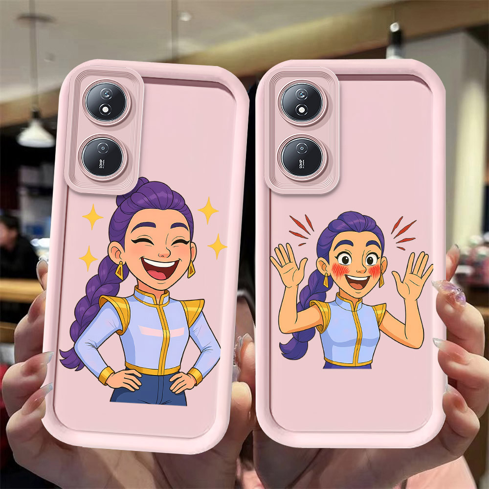 J-9 Kpop Demon Hunters ดำขาวชมพูเคสโทรศัพท์หรับ OPPO A98 Reno 8T A1 A1X A60 F23 A2X Pro 5G