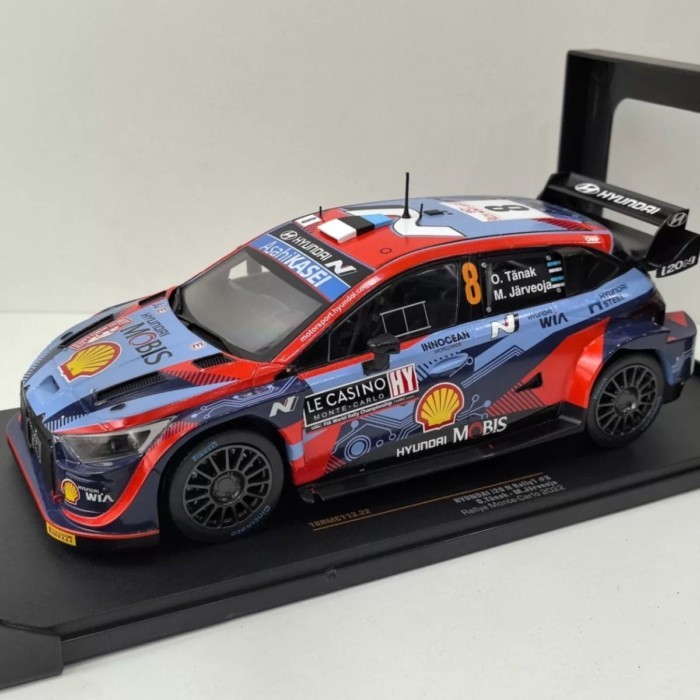 IXO 1/18 HYUNDAI #8 I20 N 2022 RALLY1  
โมเดลรถแข่งฮุนได