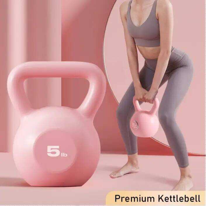 Ee7 ดัมเบลหูหิ้ว เคตเทิลเบล Kettlebell Dumbbell ดัมเบลหูหิ้ว ลูกยกน้ำหนัก ดัมเบลลูกตุ้ม 5Lb=2.3Kg ย