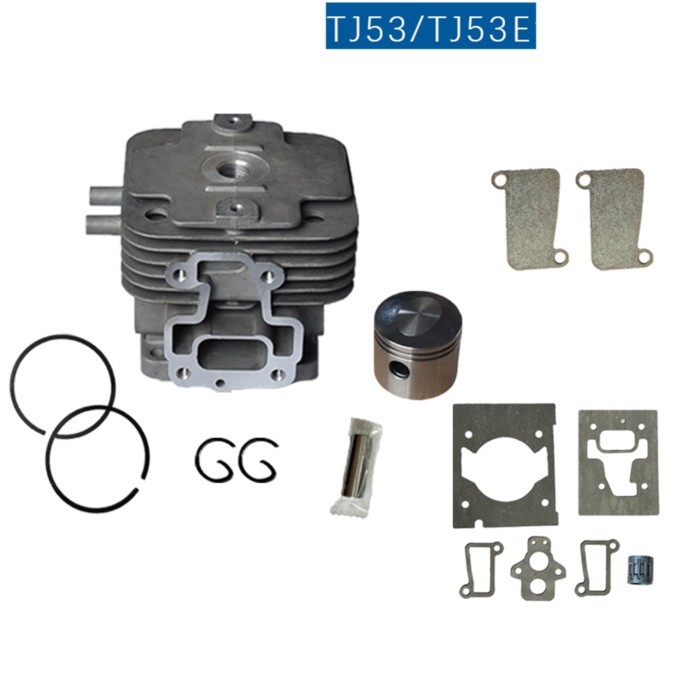 44MM TJ53E Cylinder Piston Assy Fit For Kawasaki TJ53 TJ53E KBL53A KBH53 Brush Cutter Trimmer Ring