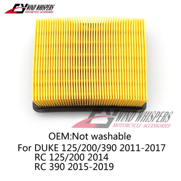 Motorcycle Air Filter Intake Cleaner For KTM DUKE 125 200 390 RC 125 200 390 RC125 RC200 RC390