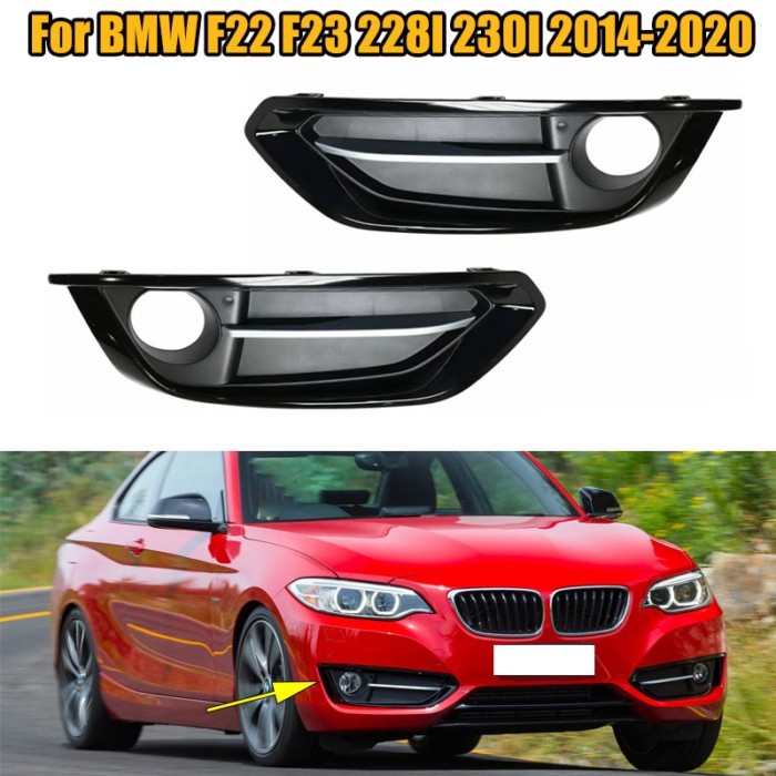51117343731 51117343732 Front Bumper Fog Light Cover For BMW F22 F23 228I 230I 2014-2020 Car Fog La