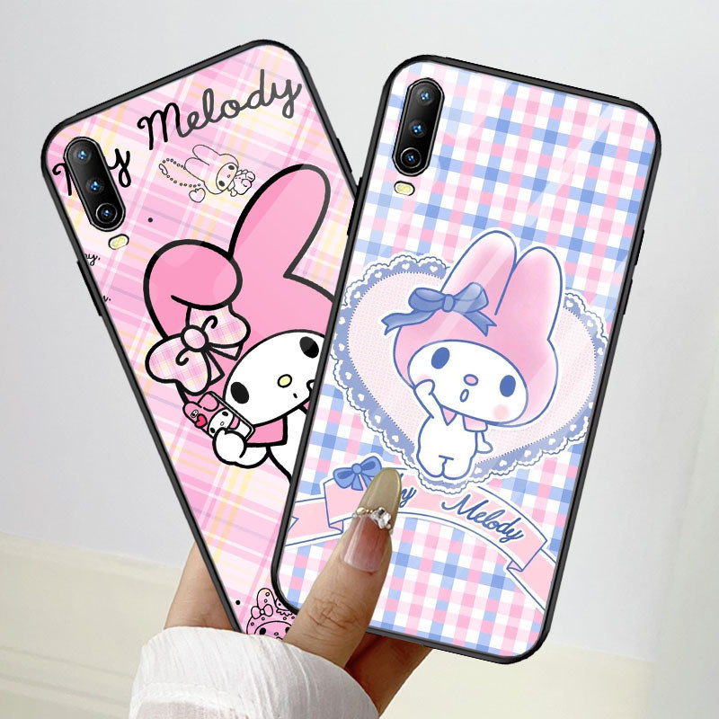 B-20 Melody Casing สําหรับ VIVO Y20 Y20s Y20i Y12s S1 V15 Y11s Y12a Pro เคสกระจกนิรภัย
