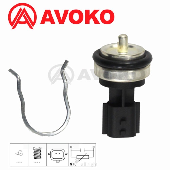 Coolant Temperature Sensor For Nissan NV200 NV300 NP300 NV400 NV250 Navara Juke Almera  Primera Qas