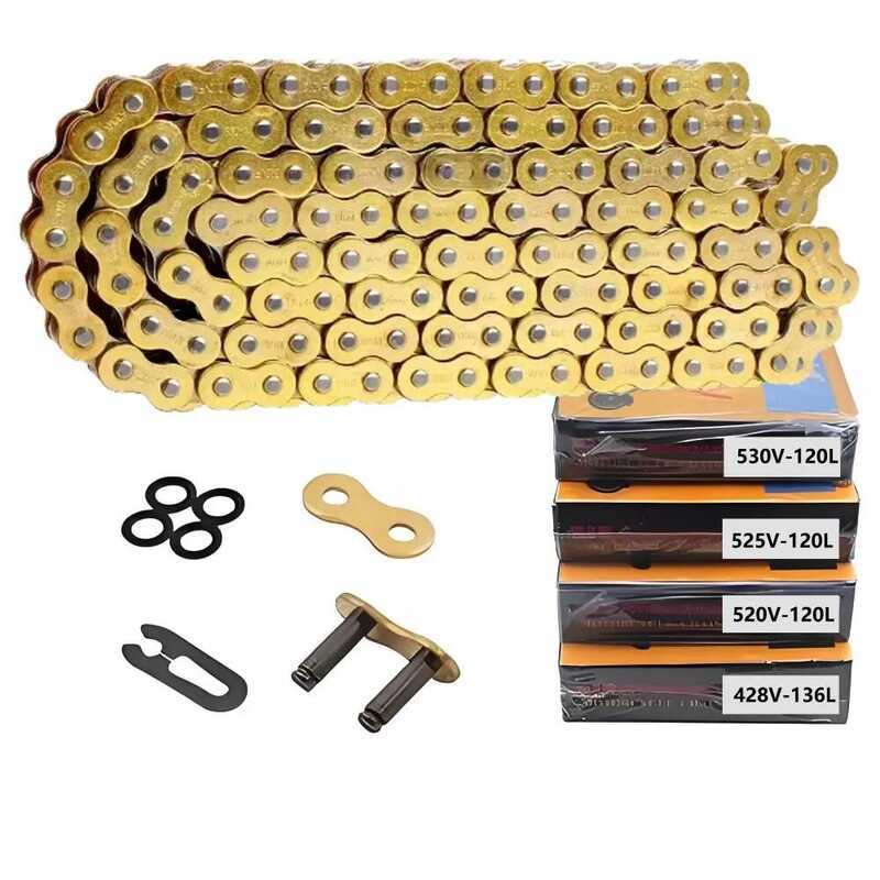 ซีลน้ำมันมอเตอร์ไซค์ โอริง 428 โซ่ DID 136 ข้อ 520 525 530 โซ่ 120 ข้อ สำหรับ Yamaha Suzuki Dirt Bi