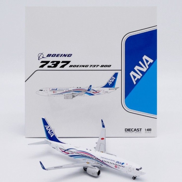 พร้อมสต็อก JC Wings 1: 400 ทั้งหมด Nikko B737-800 JA58AN เครื่องบินรุ่น Limited Edition รถรุ่น