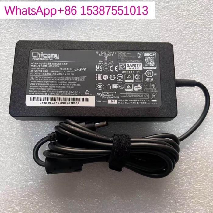 Original 20V6A power adapter A17-120P2A A120A057Q charger