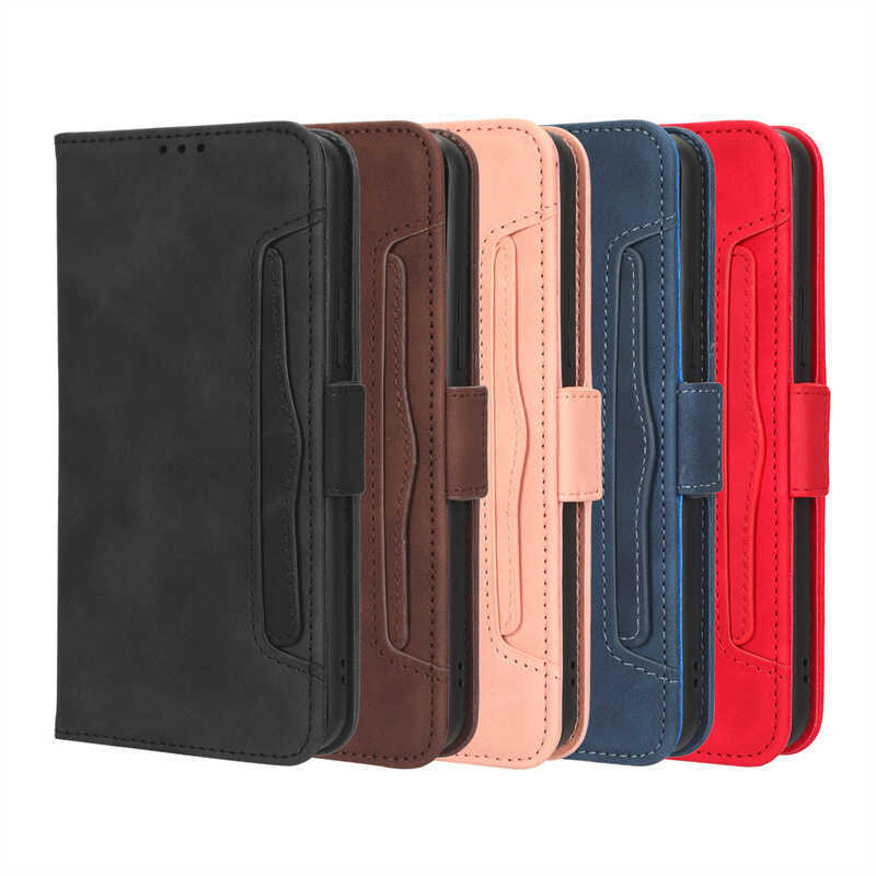 เหมาะสําหรับ Samsung M56/M15 โทรศัพท์มือถือซองหนัง Gaxy M34/M55 Multi-Card Slot Flip เคสโทรศัพท์ M54