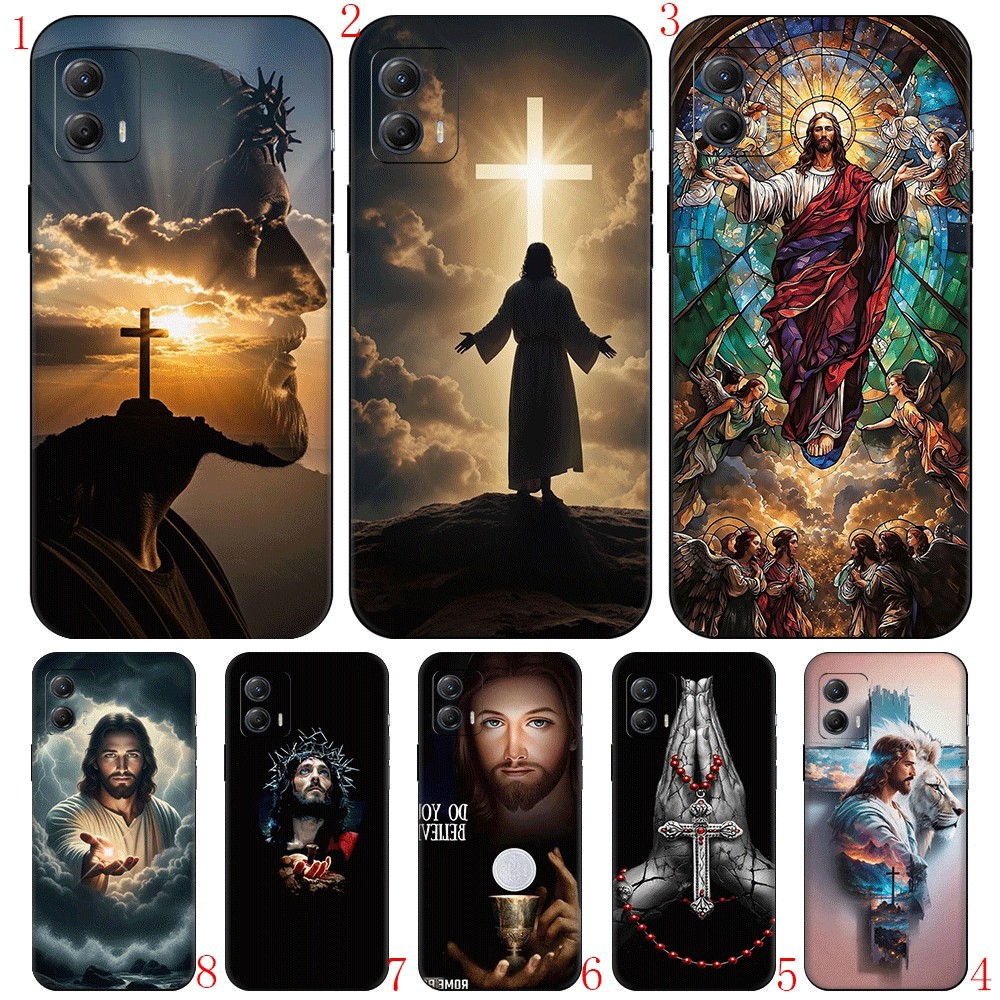 สําหรับ Xiaomi POCO M6 F6 X6 F7 X7 Pro 10T TPU นุ่มเคสโทรศัพท์ฝาครอบป้องกัน Biblical พระเยซูคริสต์ (