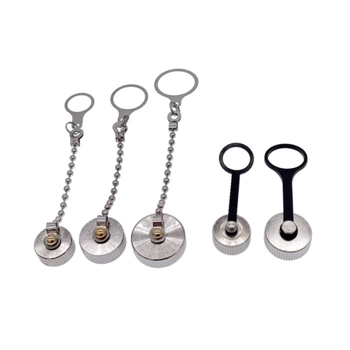 10PCS GX12 GX16 GX20  Connector Plug Cover Waterproof Dust Metal Cap Circular Connector Protective