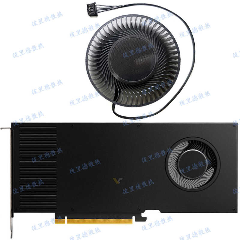 NVIDIA/Leadro Quadro RTX A4000 กราฟิกการ์ดพัดลมระบายความร้อน BAPA0716B2HP001