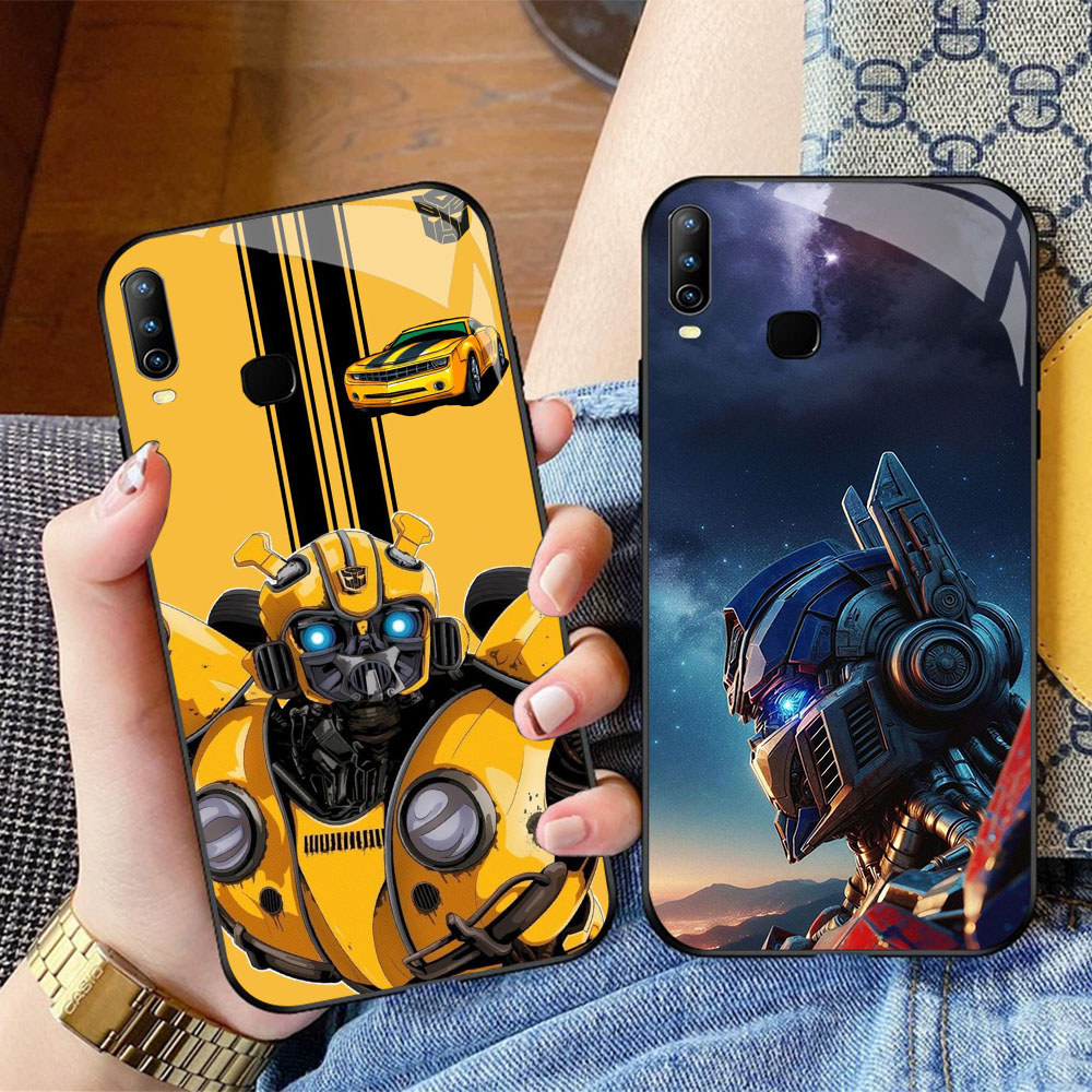 CK-32 Transformers Bumblebee HD Glass Casing สําหรับ VIVO Y17 Y95 Y15 Y85 Y12 Y11 V9 Y89 Y91C Y93 X2