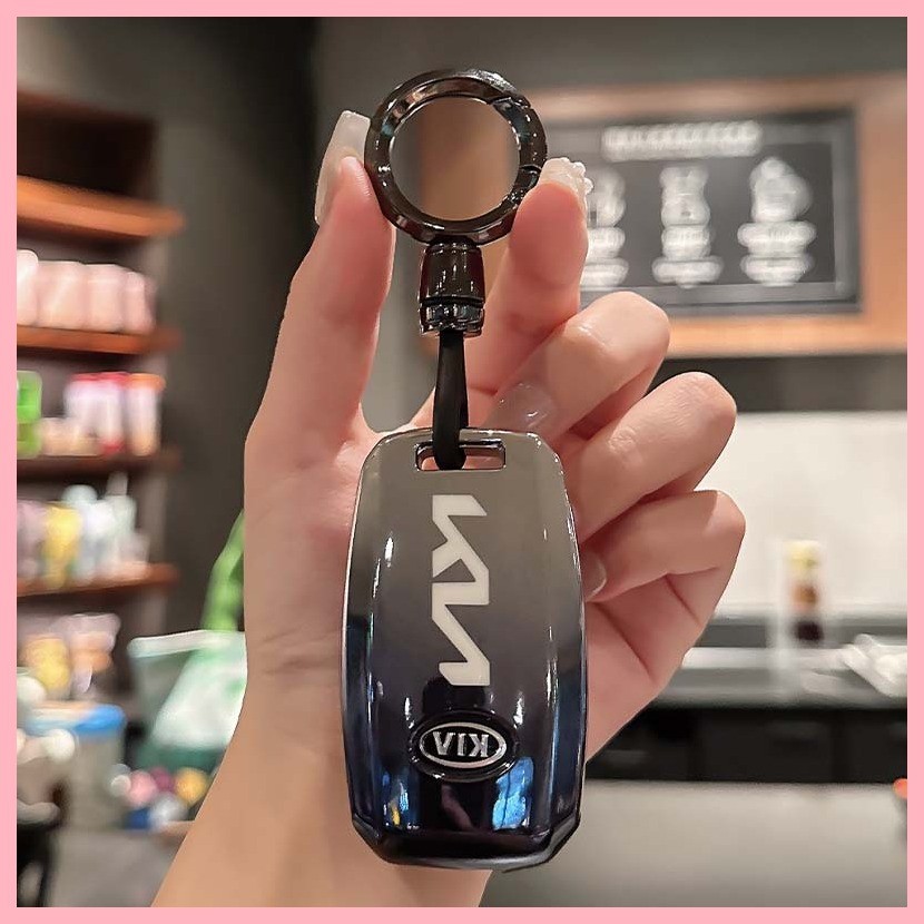 【2023-2025】 เหมาะสำหรับ Kia กระเป๋า K3K4K5kx3kx5/7 สมาร์ทรถ Sorento Yipao Kaishen หัวเข็มขัดผู้ชายแ