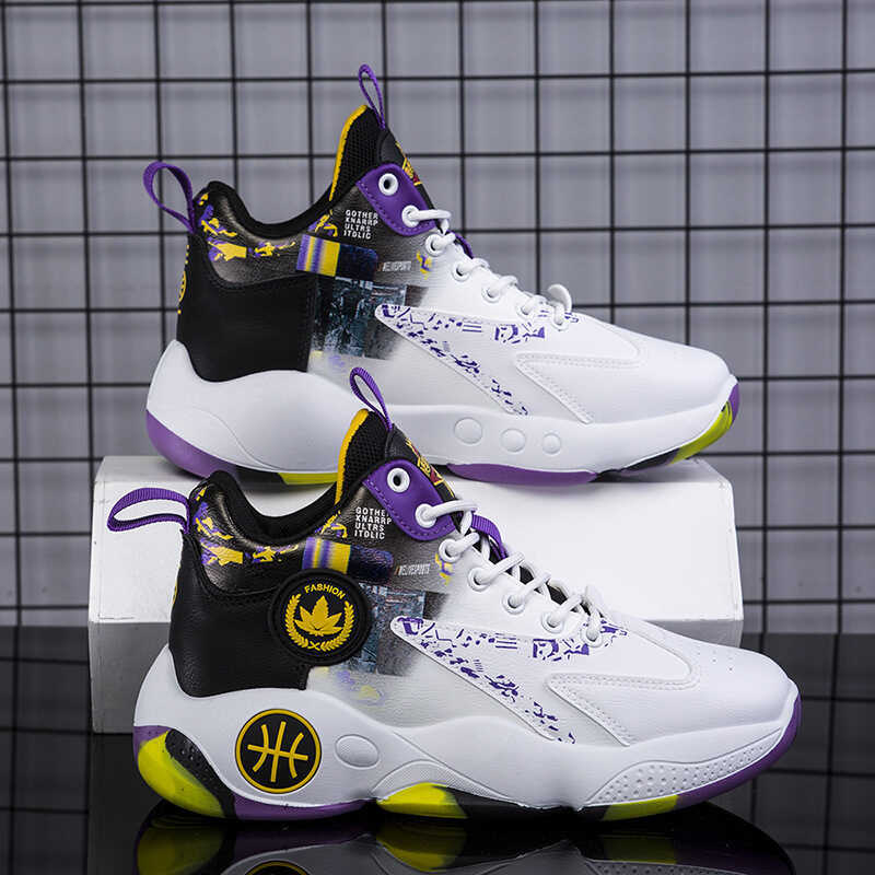 High-Top บาสเกตบอลรองเท้าผู้ชายฤดูใบไม้ร่วง 2 0 3 Street Wear All-Match กีฬาเพิ่ม Daddy i ns