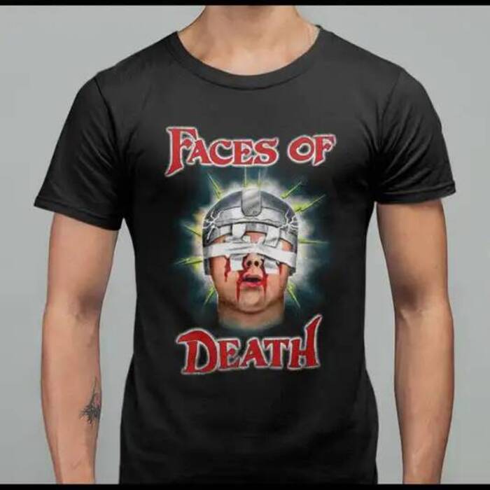 Faces Of Death - เสื้อยืดตาบอดสองด้าน
