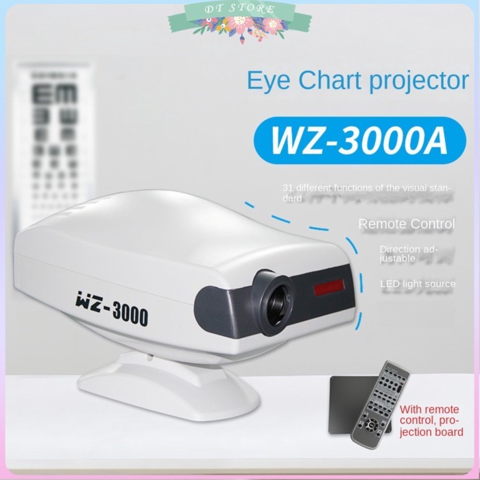 Professional Ophthalmic Equipment Vision Lcd Auto Chart Projector WZ-3000 with LED Light source