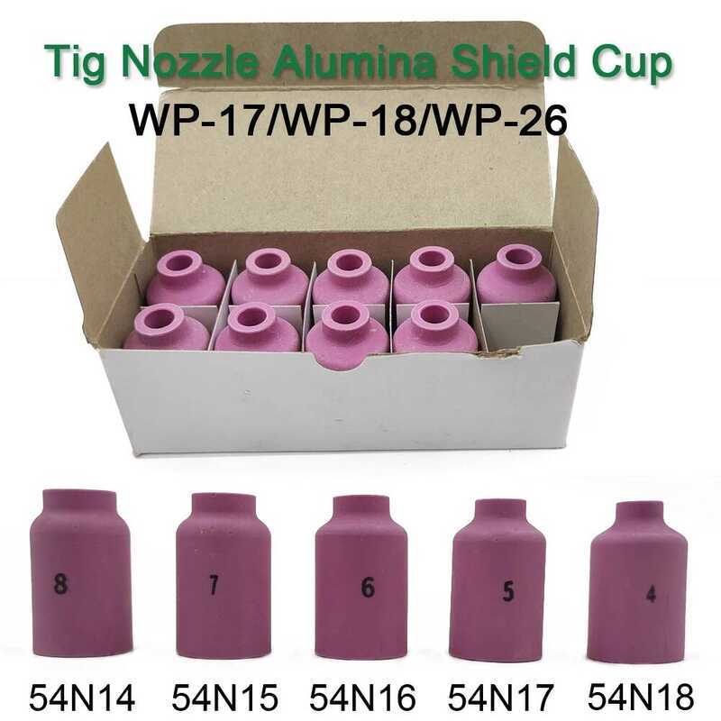 หัวฉีดเซรามิกอลูมินา 42 มม. 54N14 54N15 54N16 54N17 54N18 สำหรับอุปกรณ์เสริมและวัสดุสิ้นเปลืองของหัว