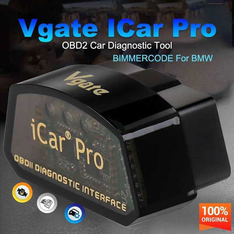 เครื่องสแกน OBDII รุ่น 2026 Vgate ICar Pro BIMMERCODE สำหรับ BMW พร้อมฟังก์ชันอ่านและเข้ารหัสโค้ด El
