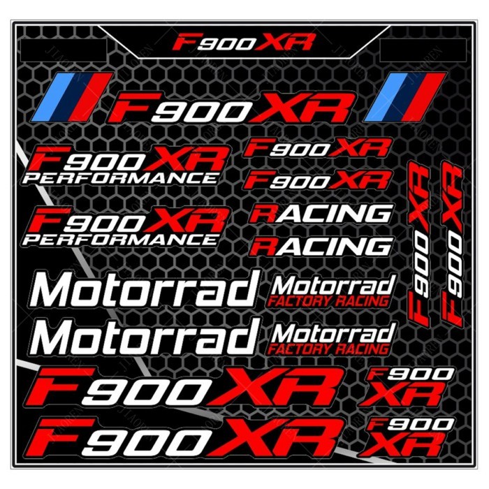 Vinyl BMW F900XR Sticker Decal F900 XR Logo Kit