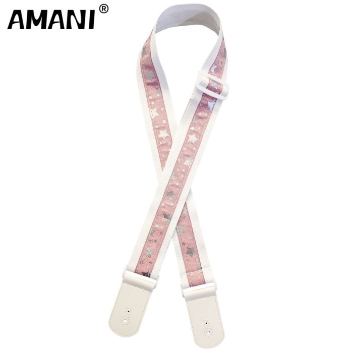 Gilding Star Acoustic Guitar Guitar Strap Bass Shoulder Strap Acoustic Acoustic Guitar Bass Strap กี