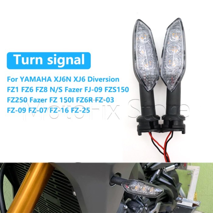 Motorcycle Turn Signals Indicators Light For YAMAHA XJ6N XJ6 Diversion FJ09 FZ 03 07 09 10 25 FZ6 N